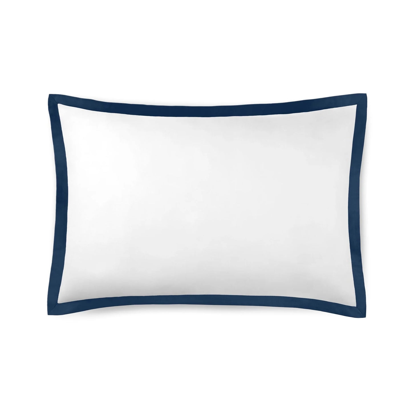 Noir Navy Blue Line Satin Pillow Case Pair