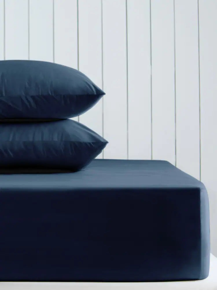 Plain Navy Blue Flat Sheet - PC