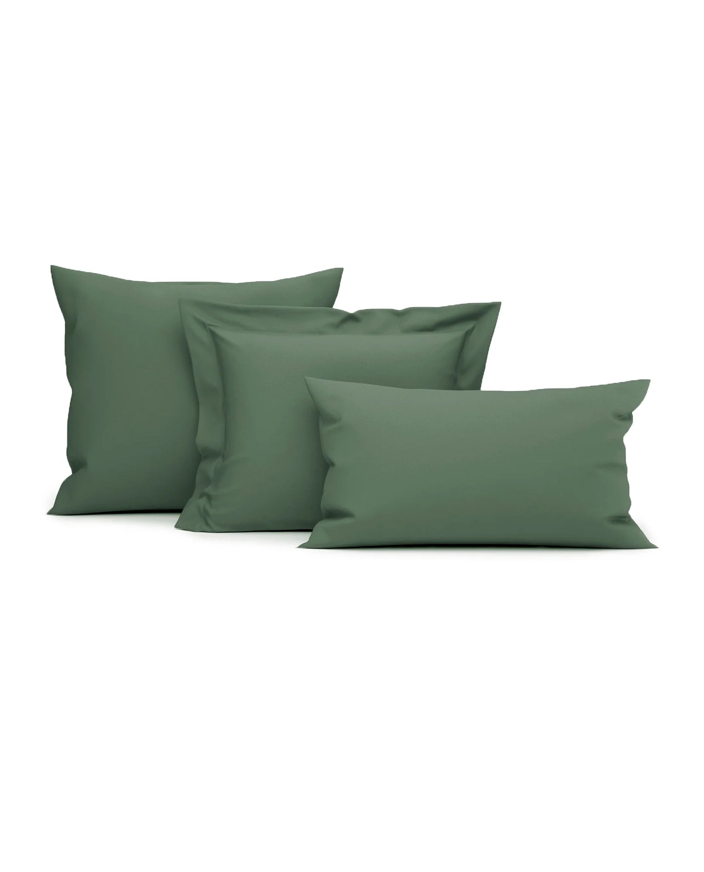 Green Pillow Case - 100% Cotton Satin