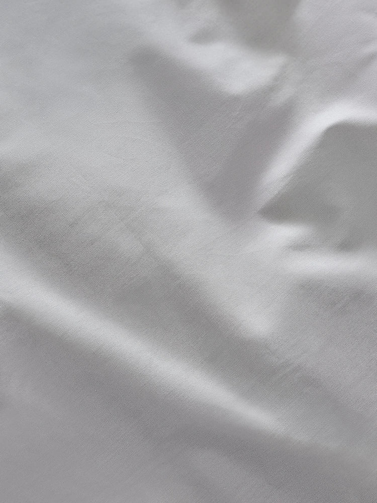 Plain Silver Duvet Cover Set PC