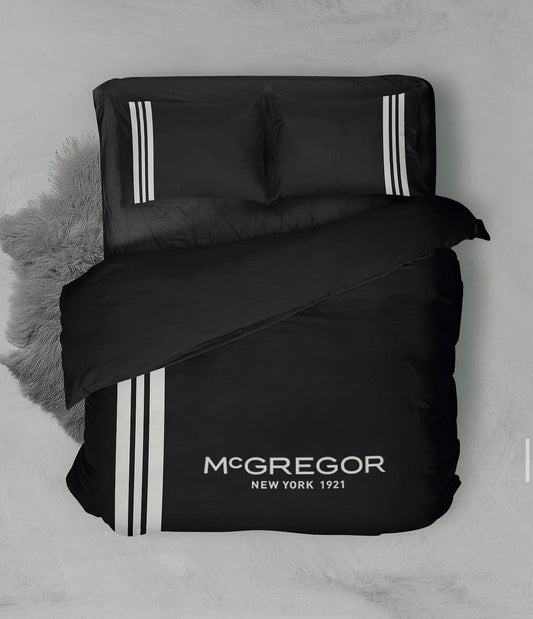 Onyx Black Duvet Cover Set - 100% Cotton