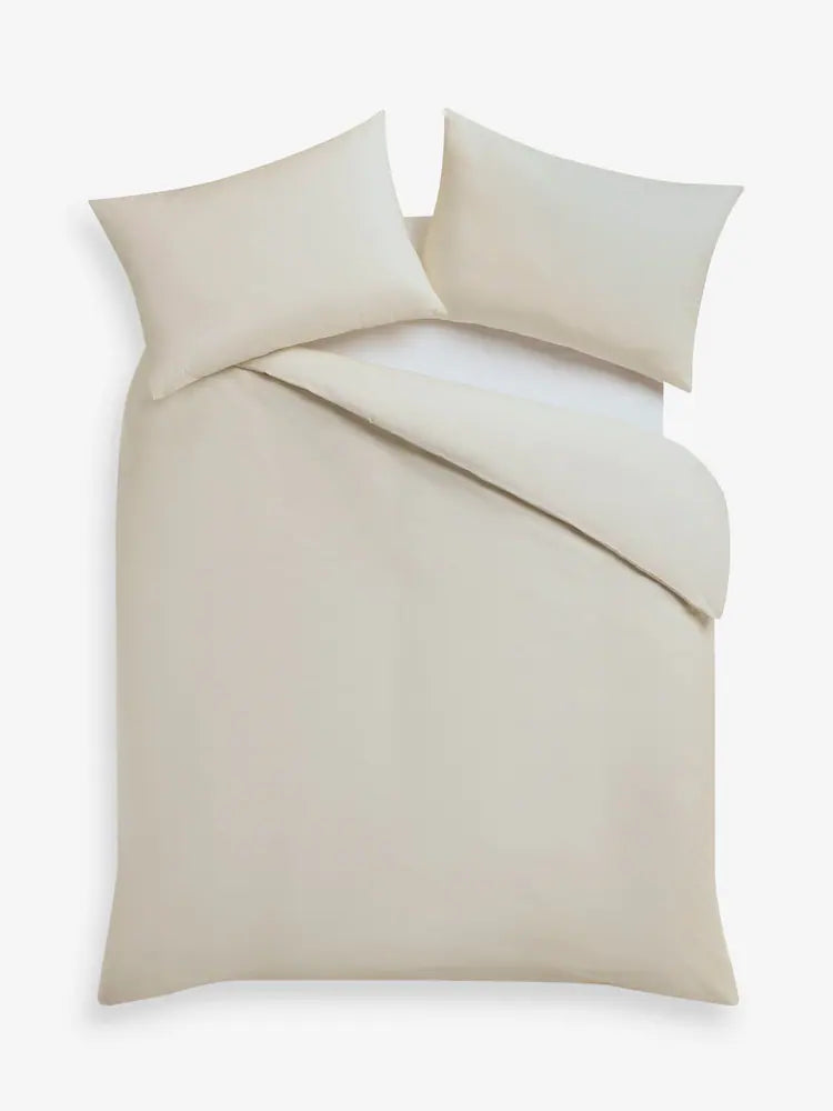 Plain Ivory Duvet Cover Set PC