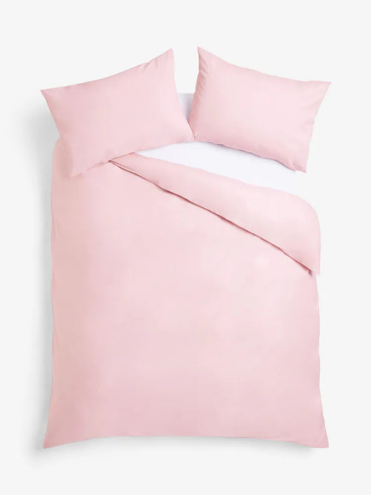 Plain Baby Pink Duvet Cover Set PC