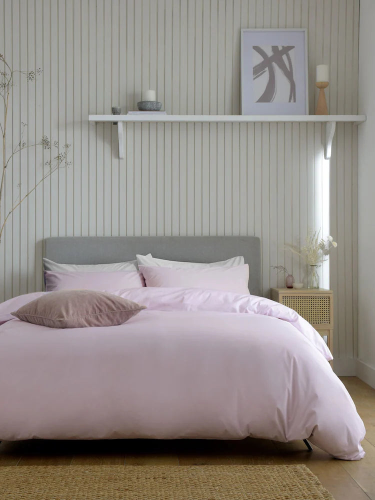 Plain Lilac Duvet Cover Set PC
