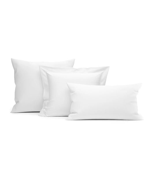 White Pillow Case - 100% Cotton Satin