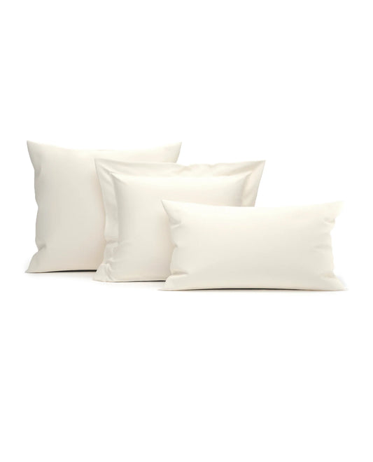 Off White Pillow Case - 100% Cotton Satin