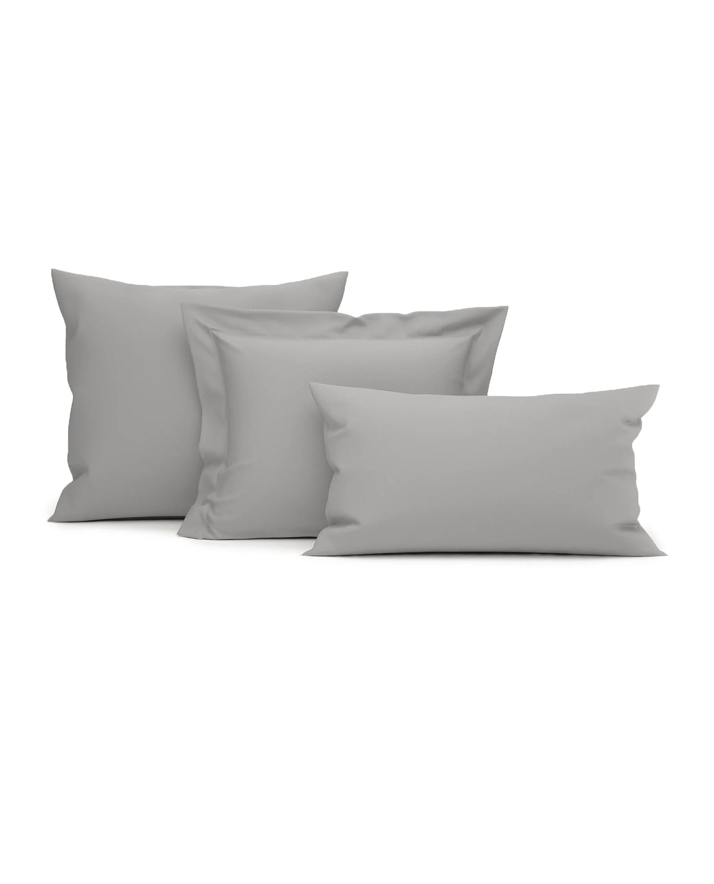 Glacier Grey Pillow Case - 100% Cotton Satin