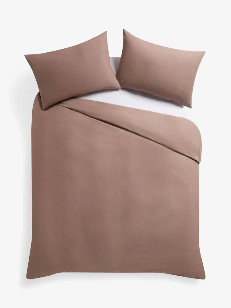 Plain Brown Duvet Cover Set - PC