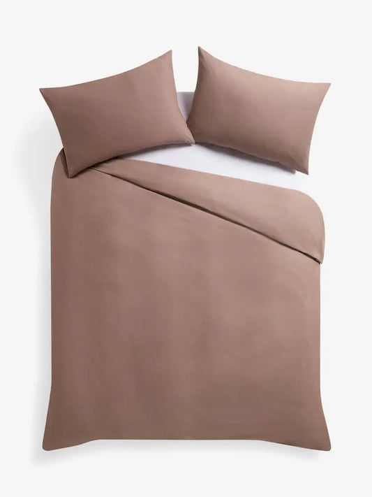 Plain Brown Duvet Cover Set - PC
