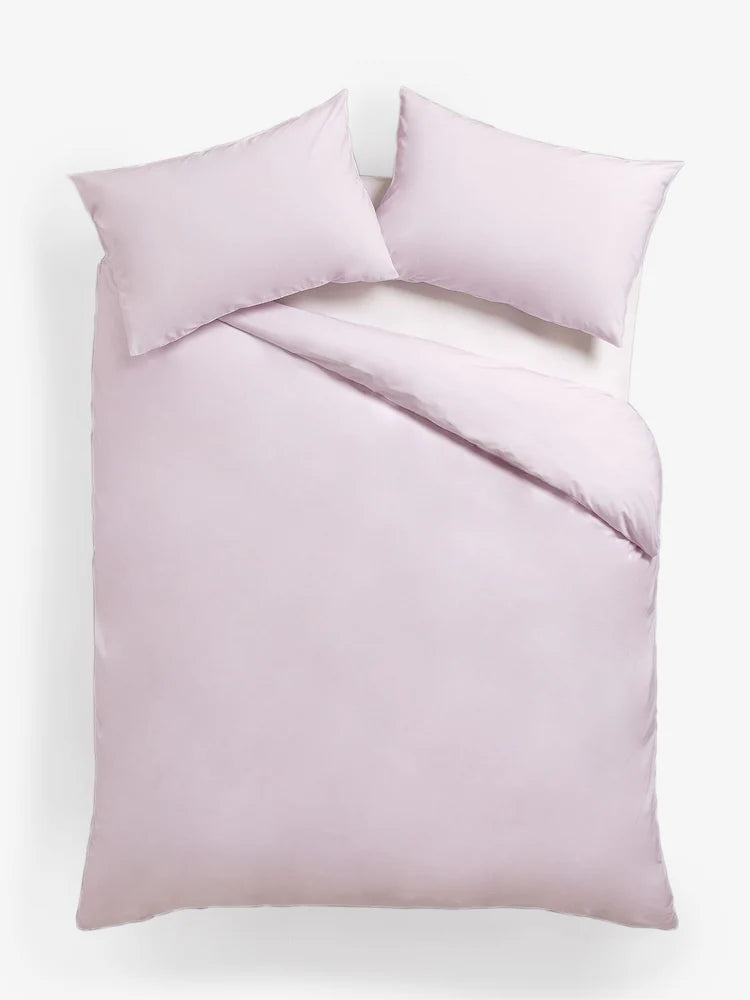 Plain Lilac Duvet Cover Set PC