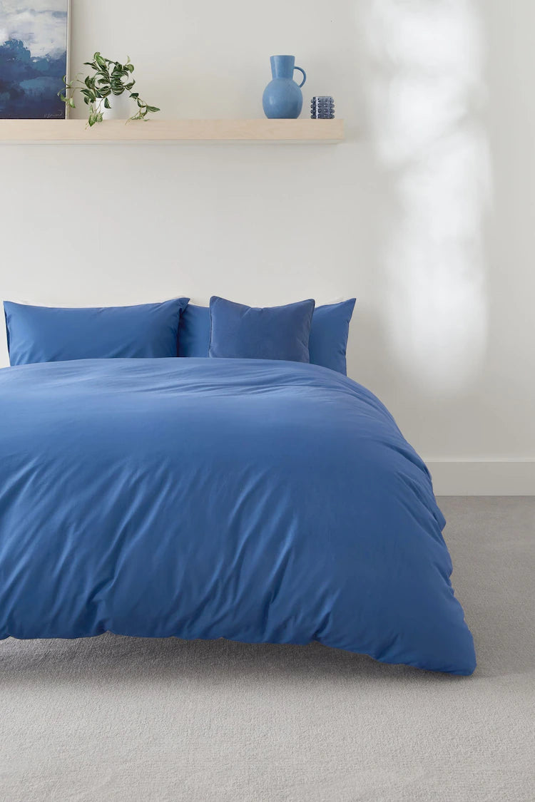 Denim Blue PC Duvet Cover Set