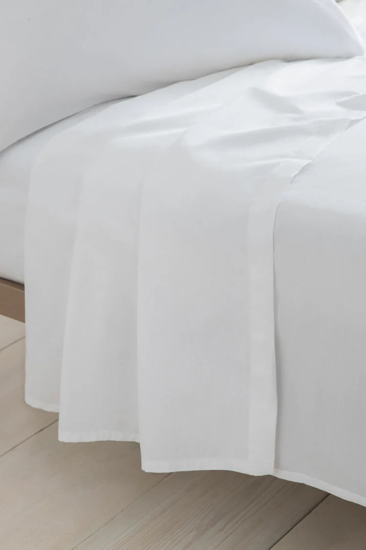 White Flat Sheet Set