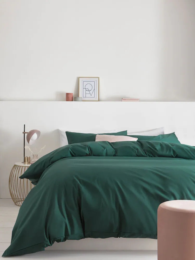 Emerald Green Duvet Cover Set PC
