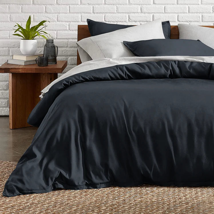 Plain Black Duvet Cover PC