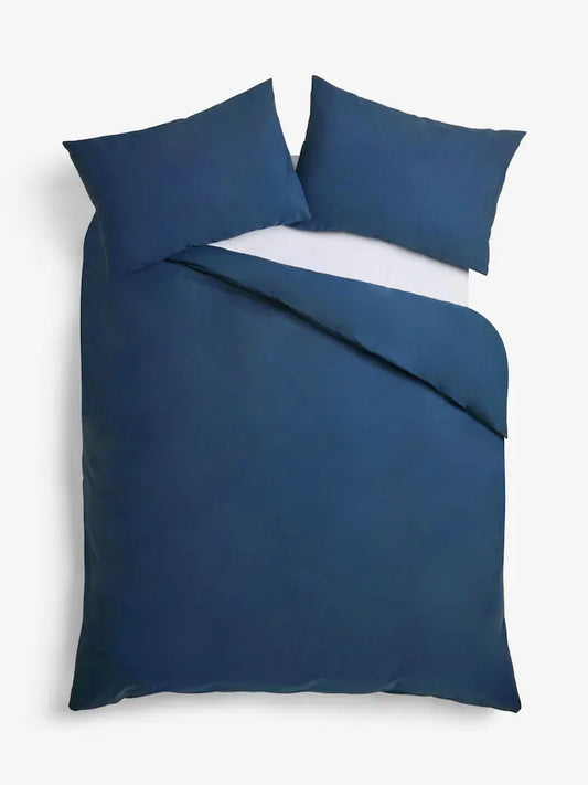 Plain Navy Blue Duvet Cover Set PC