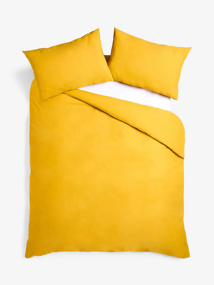 Plain Mustard Duvet Cover Set PC