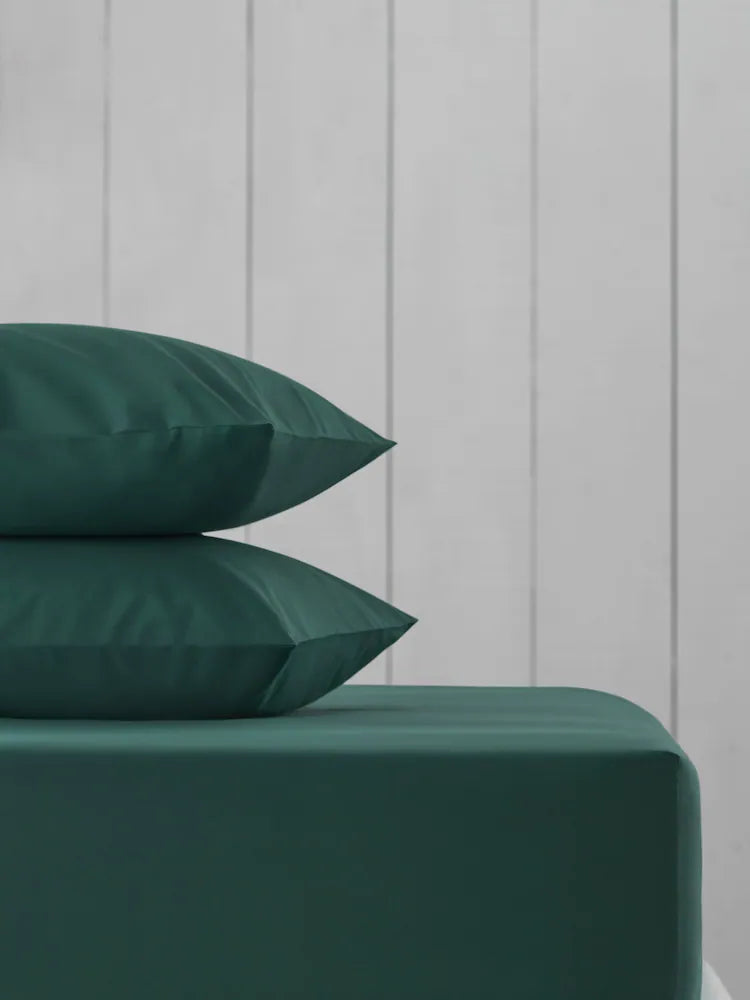 Plain Emerald Green Flat Sheet - PC