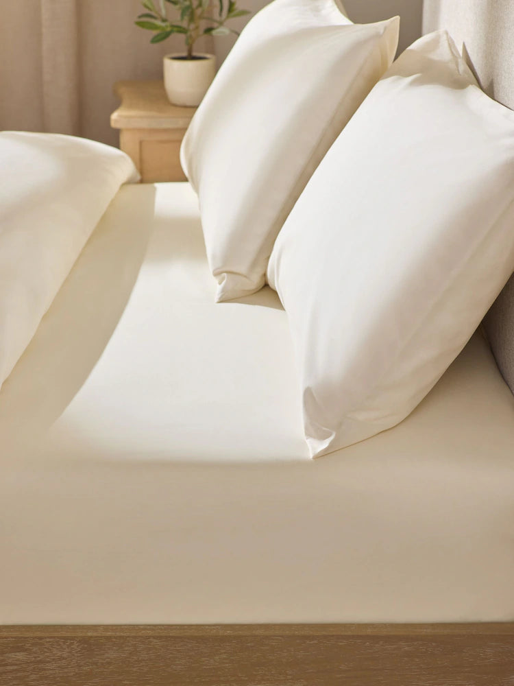 Plain Ivory Flat Sheet Set - PC