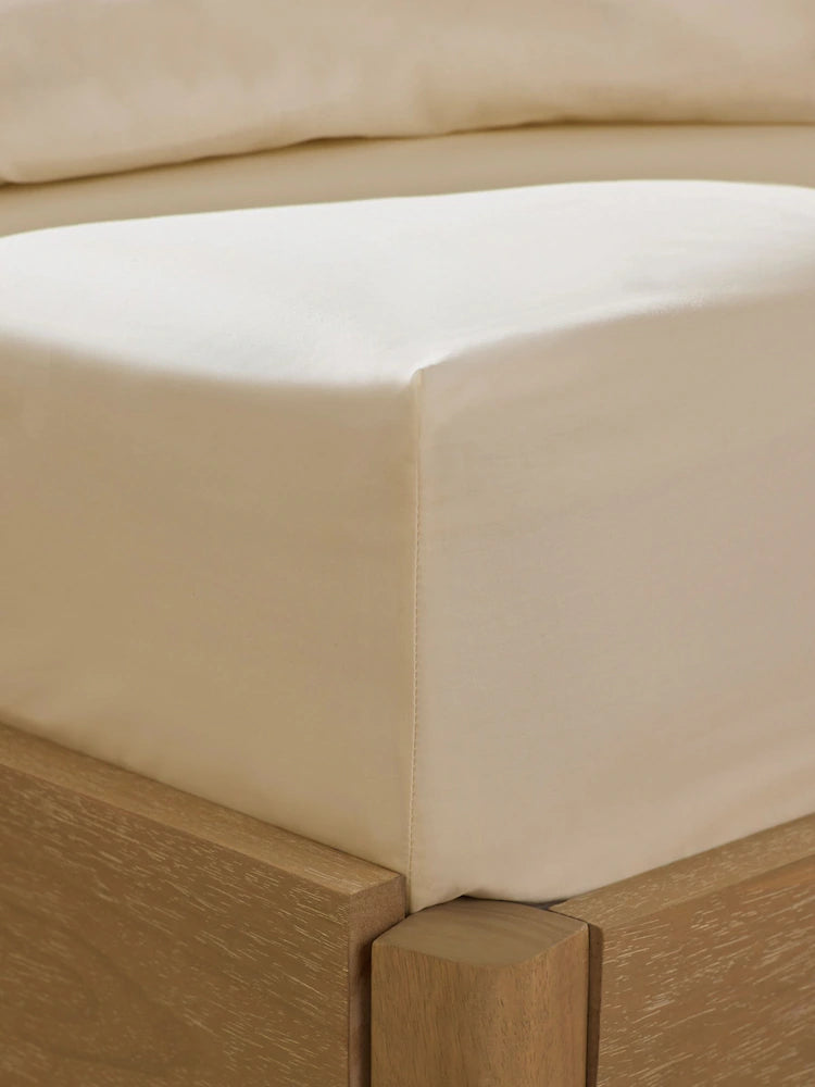 Plain Ivory Flat Sheet Set - PC