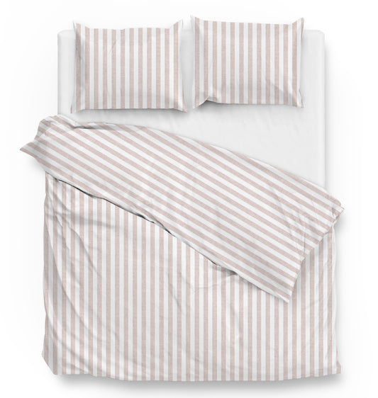 100% Cotton Shell Nude Duvet Cover Set