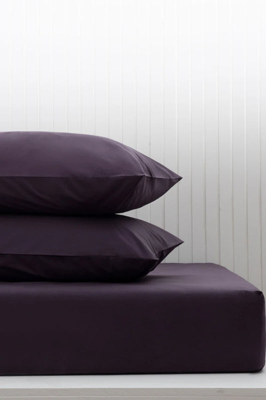 Purple Flat Sheet Set