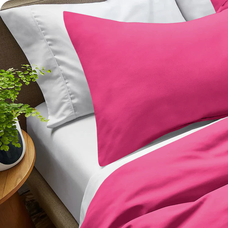 Fuchsia Pink Duvet Cover PC