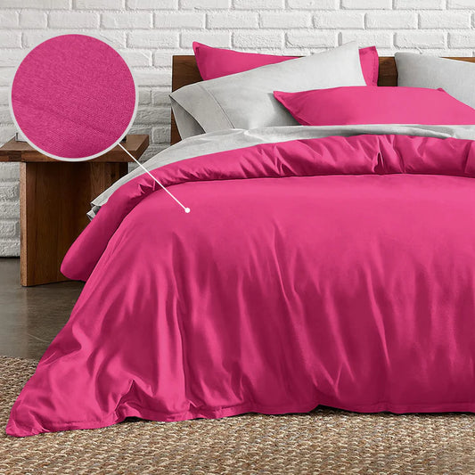 Fuchsia Pink Duvet Cover PC