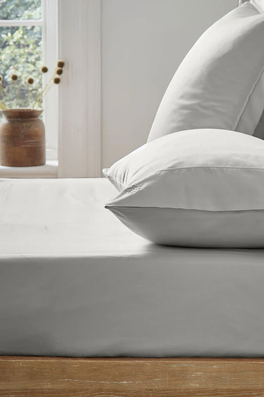 Grey Flat Sheet Set