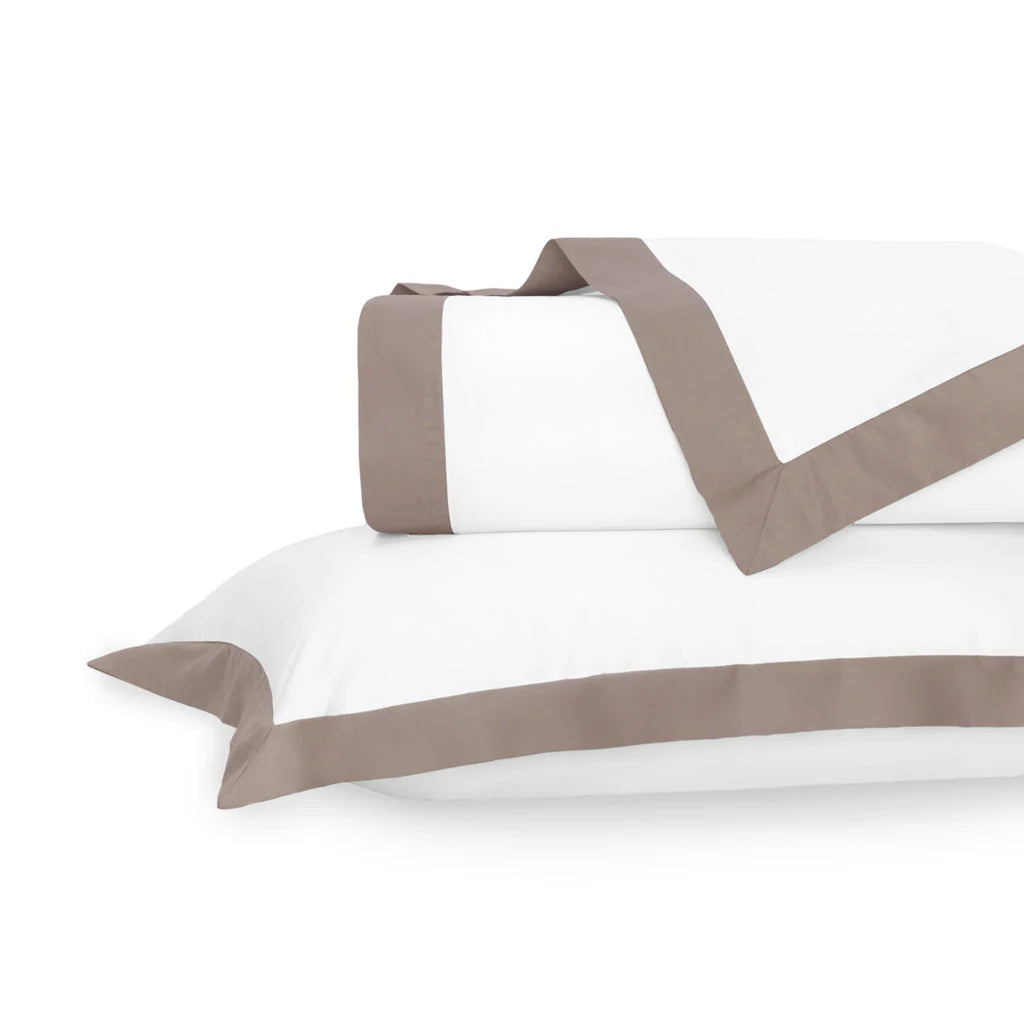 Noir Sand Line Satin Duvet Cover Set