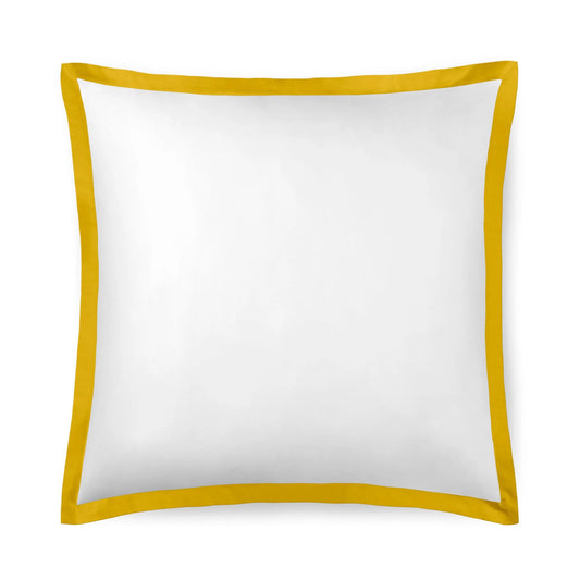 Noir Gold Line Satin Euro Sham Pair