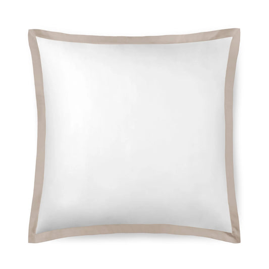 Noir Sand Line Satin Euro Sham Pair
