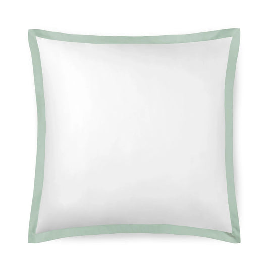 Noir Light Green Line Euro Sham Cover Pair