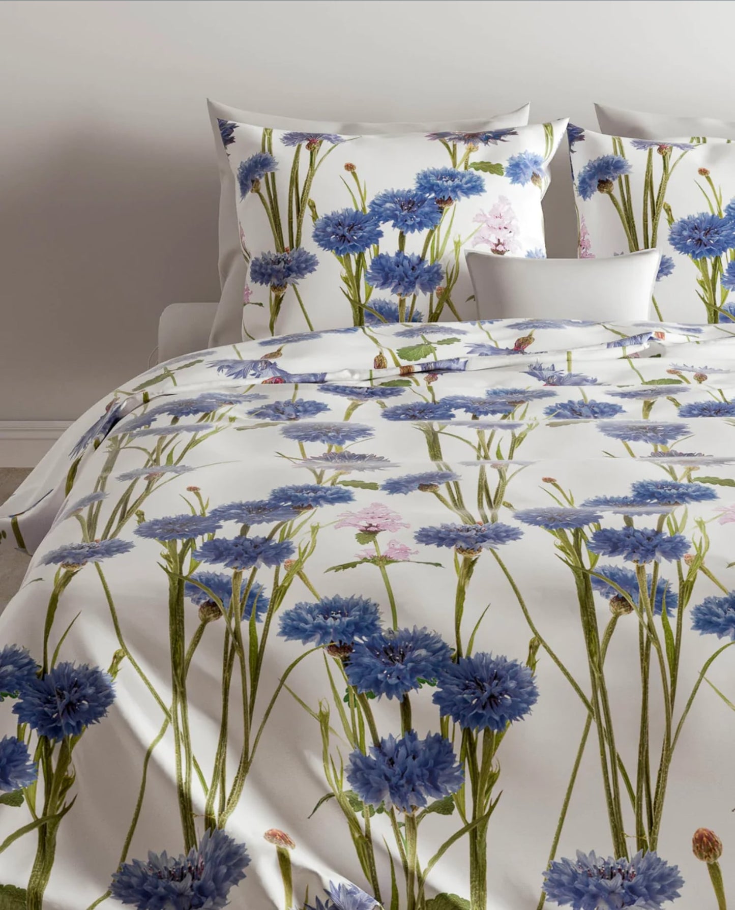 Blue Floral Duvet Cover Set